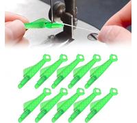 Livoravoli 20 Pcs Fish Mouth Sewing Machine Needle Threader - Automatic Self-Threading Tool, Quick & Easy Needle Threader for Sewing