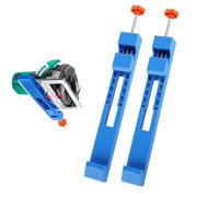 Livoravoli Adjustable Cutting Machine Base Guide, 2pcs Circular Saw Guide Rail, Electric Circular Saw Milling Positioning Clamp, Cutting Positioning Tool for Precision Woodworking Cuts