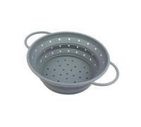Livoravoli Collapsible Colander, Foldable Silicone Strainer with Handles
