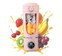 Livoravoli Portable Blender Smoothie Maker, 700ml Electric Mini Fresh Juice Maker, Powerful Mini Blender with USB for Fruits, Shakes, Smoothie, Perfect for Home, Office, School, Outdoors (Pink)