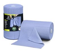 LIVOS Microfiber Cleaning Cloth Roll - 80 Pack, Reusable Paper Towels, Microfiber Towels for Cars, Super Absorbent Lint Free Cleaning Rags for House, Kitchen, Window-Light Purple, 11.5"x11.5"