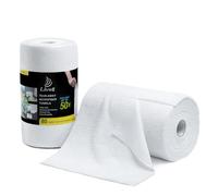 LIVOS Microfiber Cleaning Cloth Roll - 80 Pack, Reusable Paper Towels Purple Tear Away Towels, Microfiber Towels for Car, Super Absorbent Lint Free Cleaning Rags for House, Kitchen,Window-11.5"x11.5"