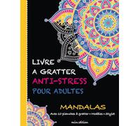 livre a gratter anti-stress pour adultes - mandalas: MANDALAS: 0