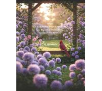 Livre d’or de Condoléances • Souvenir Violet avec Cardinal et Fleurs - Célébration de Vie en Mémoire