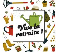 Livre d’Or Départ à la Retraite - Thème jardinage: Carnet à Remplir par les Collègues, amis - Cadeau Souvenir Original pour pot de départ