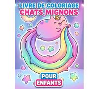 Livre de coloriage Chats Mignons: Plus de 50 Magnifiques Petits Félins pour Stimuler la Créativité des Jeunes. Une Activité Relaxante Loin des Écrans