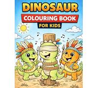 Livre de coloriage dinosaures enfants 4-8 ans: Activité créative pour enfants - idées cadeaux - coloriages simples