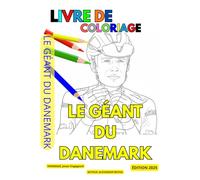 LIVRE DE COLORIAGE LE GÉANT DU DANEMARK: LE CYCLISTE DE LA PÊCHE