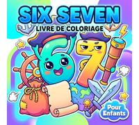 Livre De Coloriage Six Seven Brainrot: Cahier Amusant aux Motifs Inspirés des Tendances Internet pour la Détente des Adolescents et Adultes