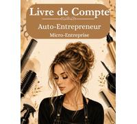 Livre de compte auto-entrepreneur micro-entreprise: Coiffeur