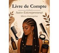 Livre de compte auto-entrepreneur micro-entreprise: Coiffure