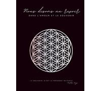 Livre de Condoléances - Fleur de Vie - Dans l’amour et le souvenir: Carnet funéraire avec motif Fleur de Vie, format 21 × 28 cm, couverture rigide - ... de condoléances et hommages personnels