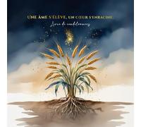 Livre de Condoléances - Une Âme s’élève, un Cœur s’enracine, Champ de Blé et Racines, 120 Pages Blanches pour Hommages et Souvenirs