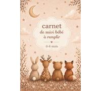 Livre de suivi bébé 0-6 mois en Couleurs: Carnet complet à remplir pour suivre les routines (sommeil, allaitement, santé) | Journal de naissance | ... pouces | 200 pages | Intérieur en Couleurs