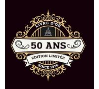 Livre d'or anniversaire 50 ans 1976 rétro vintage: Cadeau pour fêter les 50 ans, carnet souvenir 100 pages de messages ou photos, format carré