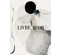 Livre d'Or: Art Abstrait | Couverture rigide | 100 pages à remplir | Format XXL | Exposition, événement, thèse, | Idéal pour un artiste | Aquarelle originale et élégante