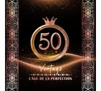 Livre d'or d'anniversaire 50 Ans Rose Gold - Une Vie de Souvenirs & de Rires !: 120 pages blanches vierges/ Format carré 21 cm/ Couverture souple
