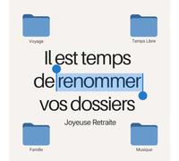 Livre d'Or de Retraite: Il est temps de renommer vos dossiers. Joyeuse Retraite!: Carnet de départ original dossiers bleus pour collègue de bureau, ... signer (Livres d'Or de Départ à la Retraite)