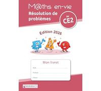 Livret élève - Enseigner la résolution de problèmes au CE2 - Maths en-vie (édition 2026)
