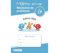 Livret élève - Enseigner la résolution de problèmes au CP - Maths en-vie (édition 2026)