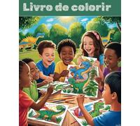 Livro de Colorir Dinossauros: Dinossauros