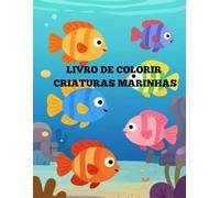 Livro de Colorir dos Animais Marinhos