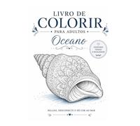 Livro de colorir para adultos - Mandalas do oceano
