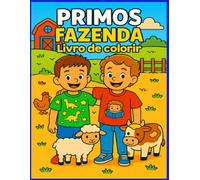 Livro de colorir PRIMOS FAZENDA