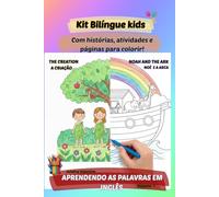 Livro para colorir cristão bilíngue (Kit Cristãos bilíngue)