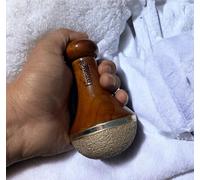 Livronic® Bronze Kansa Natural Vatki Cup Ayurvedic Detox Foot Massager Relaxation and Deep Cleaning Ancient Indian Technique one side finishing with round line (Pack of 1) NATURAL B14