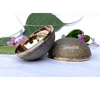 Livronic Bronze Kansa Natural Vatki Cup Ayurvedic Detox Foot Massager Relaxation & Deep Cleaning Ancient Indian Technique Ayurvedic Kansa Vatki Foot Massage Both Side Finishing Set Of 1 Pcs
