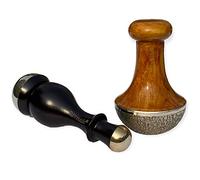 Livronic® Detox Bronze Kansa Wand Body and Foot Massager | Unique Design - 2 in 1 Massager with Two Different Sizes of Kansa Cups Comfortable Grip and Kansa vatki massager 1 (Pack of 2 Pcs)