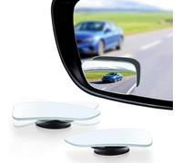 LivTee Blind Spot Side Mirror Convex Side Mirror Frameless HD Glass Wide Angle Rearview Mirror for SUV Truck RV Car Accessories