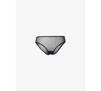 Livy Womens Livy Bengal Embroidered Stretch Lace and Tulle Briefs Black L