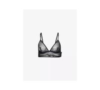 Livy Womens Livy Bengal Triangle Non-Wired Stretch-Tulle Bra Black 32D