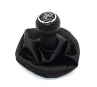 LIVZFRLZ Interior Decoration for Seat Ibiza 2002-2010 5 Speed Gear Stick Shift Knob with PU Leather Boot