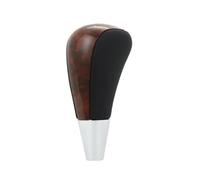 LIVZFRLZ Interior Decoration Gear Shift Knob Shift Lever Knob Stick Headball for Toyota Prado for Hilux for Camry for Crown for RAV4 for Fortuner(Wood-Black)