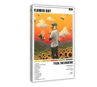Liwaed Tyler Music Poster Flower Boy Canvas Poster Frame:16x24inch(40x60cm)