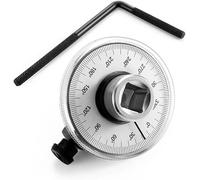 LIWEARE 1/2 Inch Torque Wrench Protractor Tool, 360° Adjustable 1/2 Inch Drive Torque Meter Wrench Set, Professional Measuring Tool