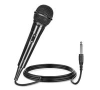 LIWEARE Dynamic Microphone Vocal Microphone Karaoke Handheld Microphone Microphone Voice Microphone Jack 6.5 mm XLR Portable Micro Mic for DVD TV KTV Audio Mixer Singing Streaming Podcast Party