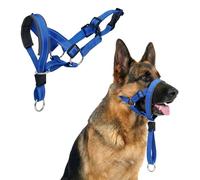 LIWEGHT Gentle Leader for Dogs Headcollar-to Stop Your Dog Pulling on the Leash,Adjustable Muzzle Leash Padded No Pull Head Halter with Safey Strap,Dog Training Headcollar for Large Dogs(M)