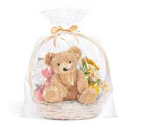 Liwidon 20pcs-Large Cellophane Bags 30x40 Inch Clear Cellophane Gift Bags Cellophane Wrap