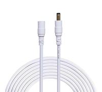 Liwinting 10m/32.8ft DC Extension Cable 2.1mm / 5.5mm Male to Female Connector, DC Power Cord Extension Cable for Power Adapter, 12V CCTV Wireless IP Camera, Monitors, Led, Car - White