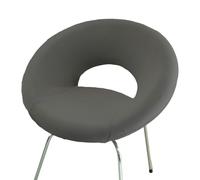 LIWLLIUA Swivel Bar Stool Chair Covers, Hollow Backrest Stretch Chair Cover Slipcovers for Round Curved Back Vanity Chairs Bar Stools, Washable Kitchen Chair Slipcovers,Dark Gray B,4pcs