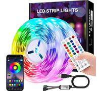 Liwqolx LED Strip Lights 40M(2 Rolls of 20M), Ultra-Long Lights Strip Music Sync Built-in Mic, Cuttable Led Lights with App Control Remote, RGB Tape Light for Home Bedroom Party