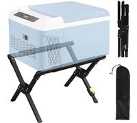 LIWSHWZ Folding Cooler Stand with Carry Bag,Cooler Holder Leg Adjustable,Portable Box Stand,Anti-Slip for Camping Hiking BBQ Cooking Fishing Picnic Outdoor,Light Weight Ice Box Holder(Without Cooler)