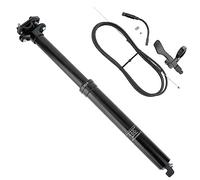Lixada 30.9mm/31.6mm Mountain Bike Seatpost with Adjustable Height MTB Cable Controlled Hydraulic Seatpost Remote Internal Inner Cable Routing Bicycle Seat Post