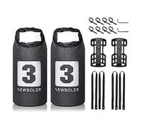 Lixada 3L/7L Bike Fork Bag Water Resistant Roll Top, Cycling Pack, Bicycle Fork Bag,Panniers Bike Bags,Bikepacking