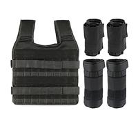 Lixada Adjustable Weighted Vest Gravity Fitness 15kg/35kg Weighted Vest with 6kg Leg Weight 5kg Arm Weight