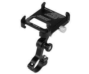Lixada Aluminum Bike Phone Holder 360 Degree Rotating Adjustable Anti Slip Cycling Bicycle Handlebar Phone Mount Holder Stand for MTB Road Bike Motorcycle